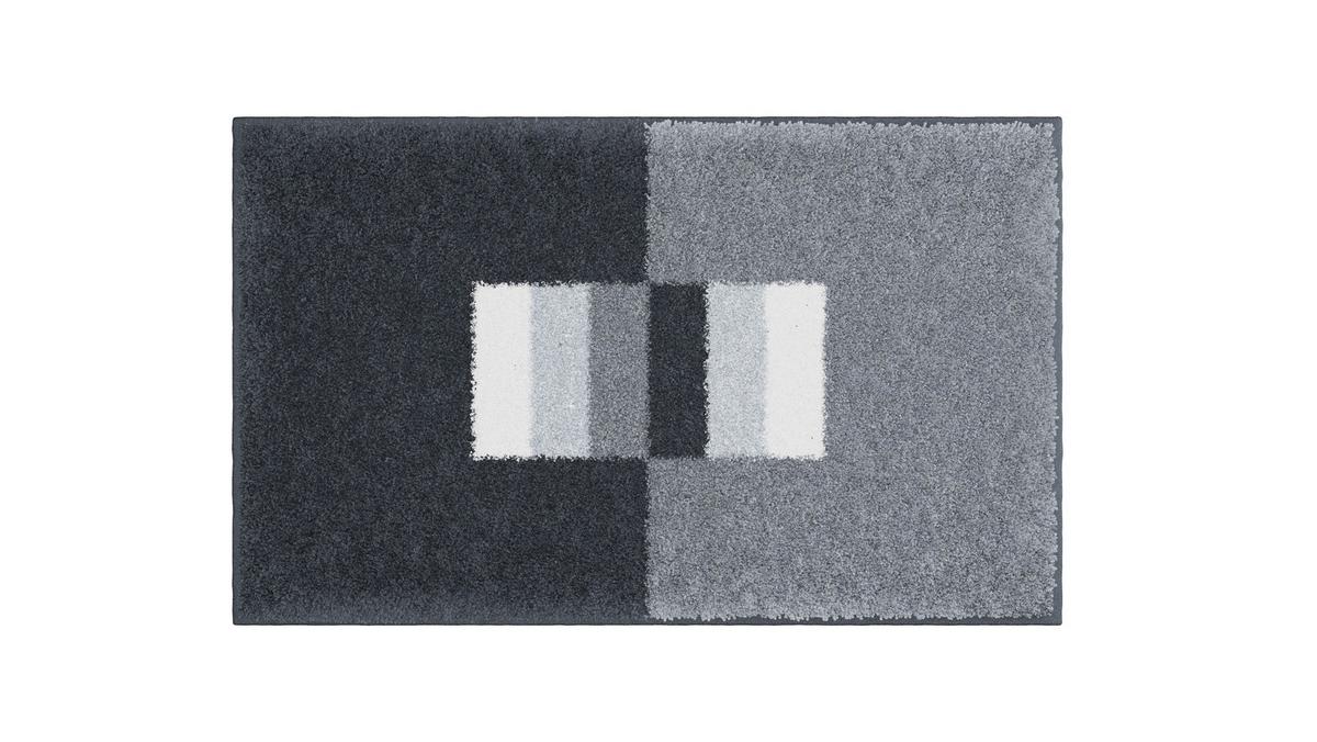 Badematte Capricio - Grau, Basics, Textil (50/80cm) - Grund