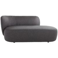 Récamiere Boli, Dunkelgrau B: 193 Cm - Dunkelgrau/Schwarz, KONVENTIONELL, Textil (193/80/84cm) - Livetastic