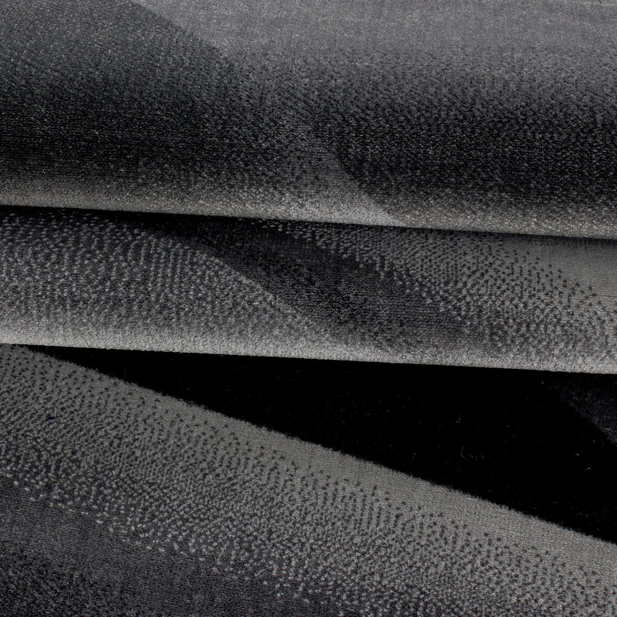 Webteppich Schwarz Naturfaser Miami 160x230 Cm - Schwarz, Trend, Textil (160/230cm)