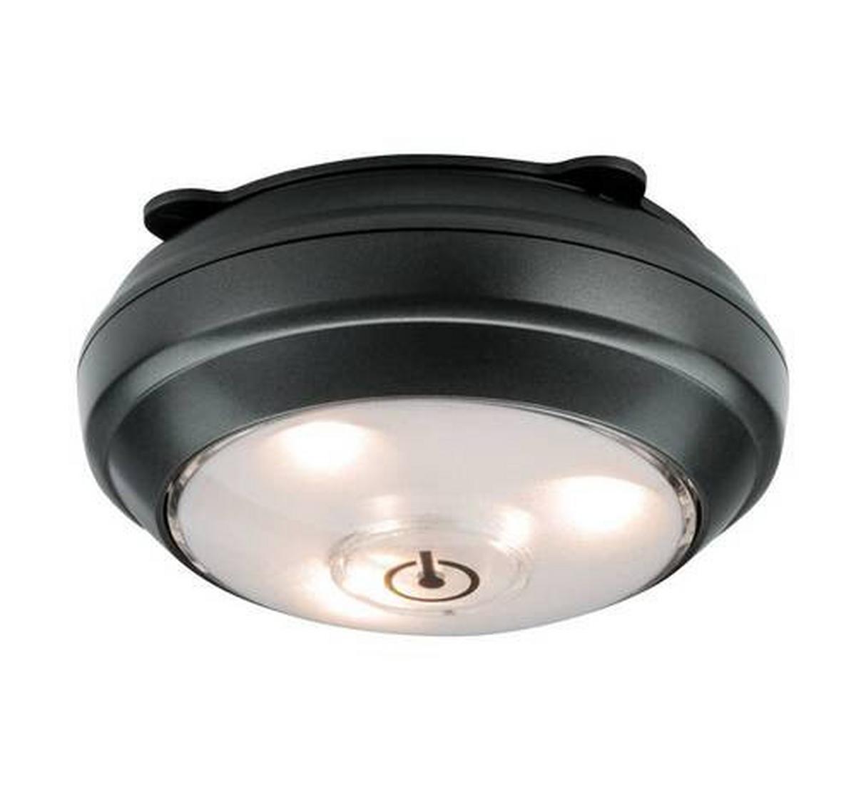 LED-Deckenleuchte Ø 8,8 cm dimmbarer Spot - Anthrazit, Basics, Kunststoff (8,8cm) - Paulmann