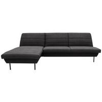 Ecksofa Looks Ix Anthrazit - Anthrazit/Schwarz, Design, Textil (168/274cm) - LOOKS by W.Joop