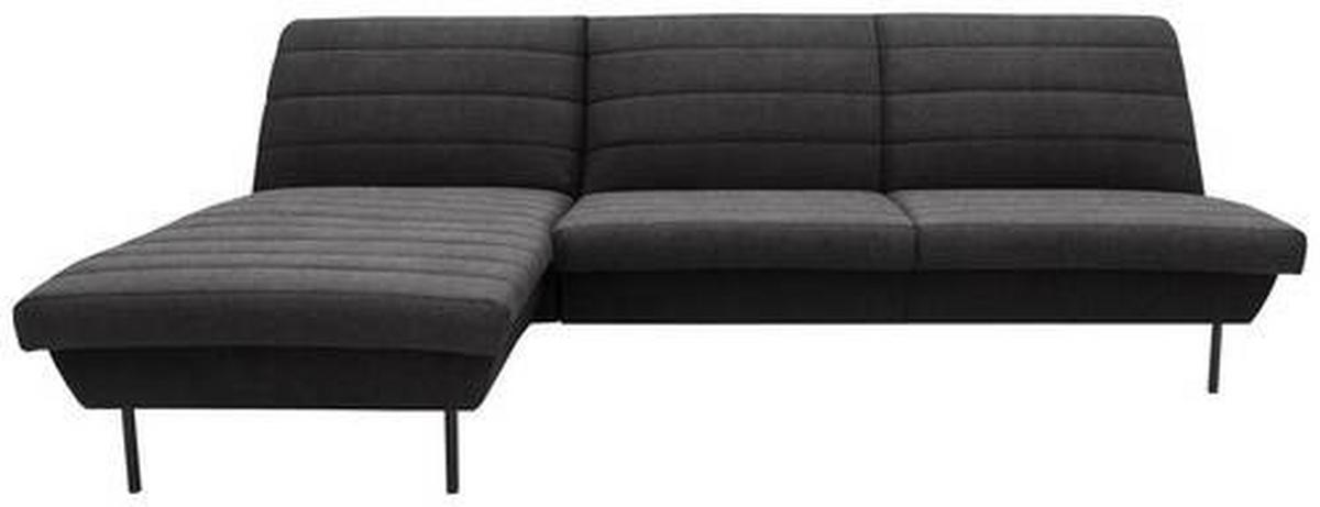Ecksofa Looks Ix Anthrazit - Anthrazit/Schwarz, Design, Textil (168/274cm) - LOOKS by W.Joop