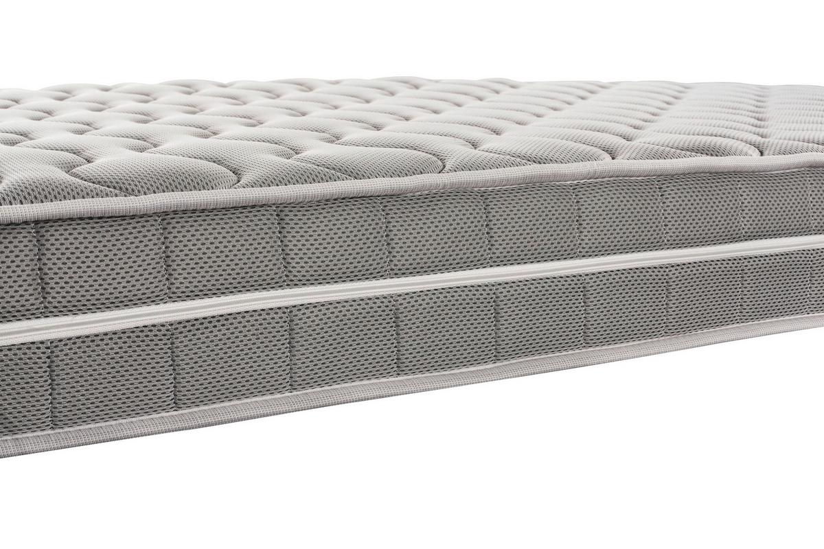 Viscomatratze Visko Plus 140x200 cm H2/H3 H: 16 cm - Hellgrau, Basics, Textil (140/200cm) - P & B