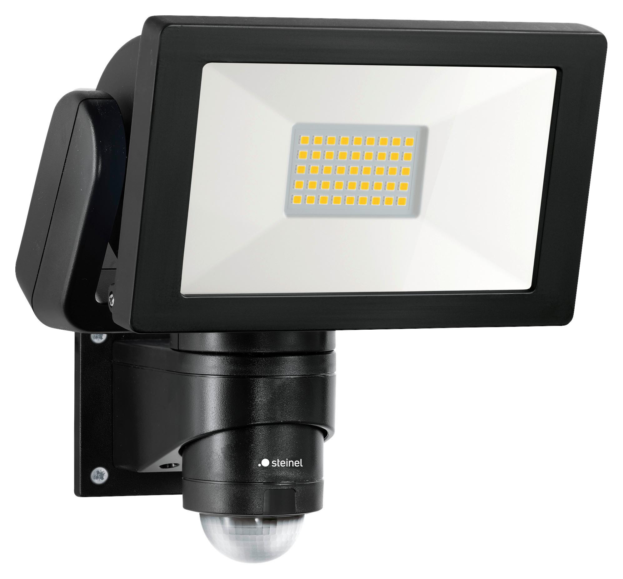 LED-STRAHLER LS 300 S Schwarz - Schwarz, Design, Metall (18,6/21,3/24,1cm) - Steinel