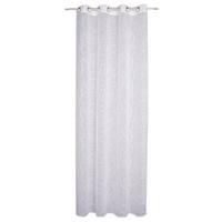 Vorhang Mit Ösen Laurena 140x245 cm Weiß - Weiß, MODERN, Textil (140/245cm) - Luca Bessoni