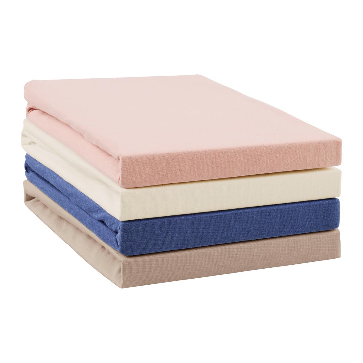 ELASTICKÉ PROSTĚRADLO ELASTHAN - starorůžová, textil (90-100/200cm) - Premium Living