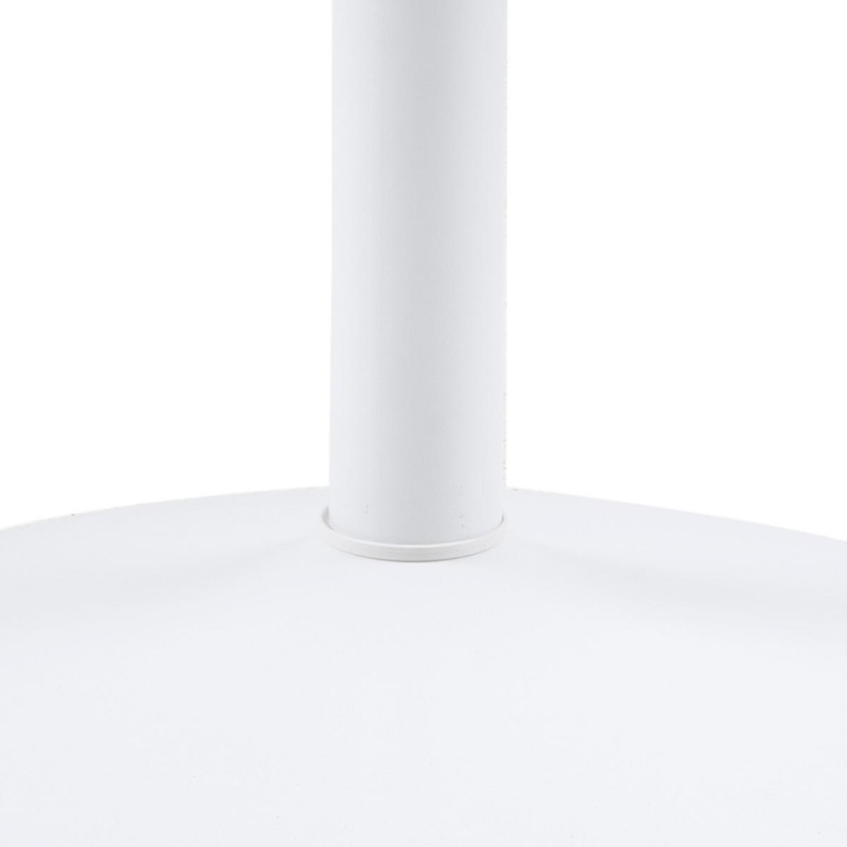 Okrúhly jedálenský stôl IBIZA, ø 110 cm, biely lak - biela, Design, kov/kompozitné drevo (110/76/110cm) - MID.YOU