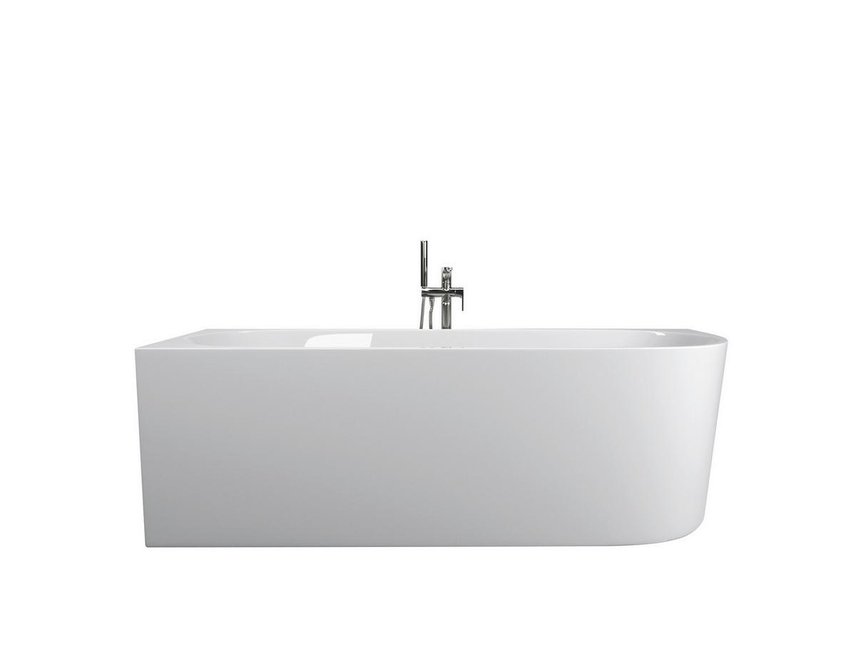 Badewanne Halbfreist. Badewanne Faro - Weiß, KONVENTIONELL, Kunststoff (170/75/60cm) - Sanotechnik