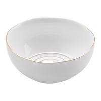 MISKA NA CEREÁLIE ONIX - biela/zlatá, Modern, keramika (15/7cm) - Mömax