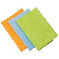 Mikrofasertuch Putzi BxL: 30x50 cm - Limette/Orange, LIFESTYLE, Textil (30/50cm)