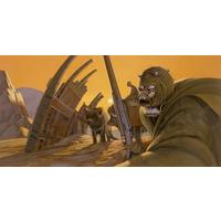 Fototapete Star Wars Tusken - Gelb/Braun, Trend, Textil (500/250cm)
