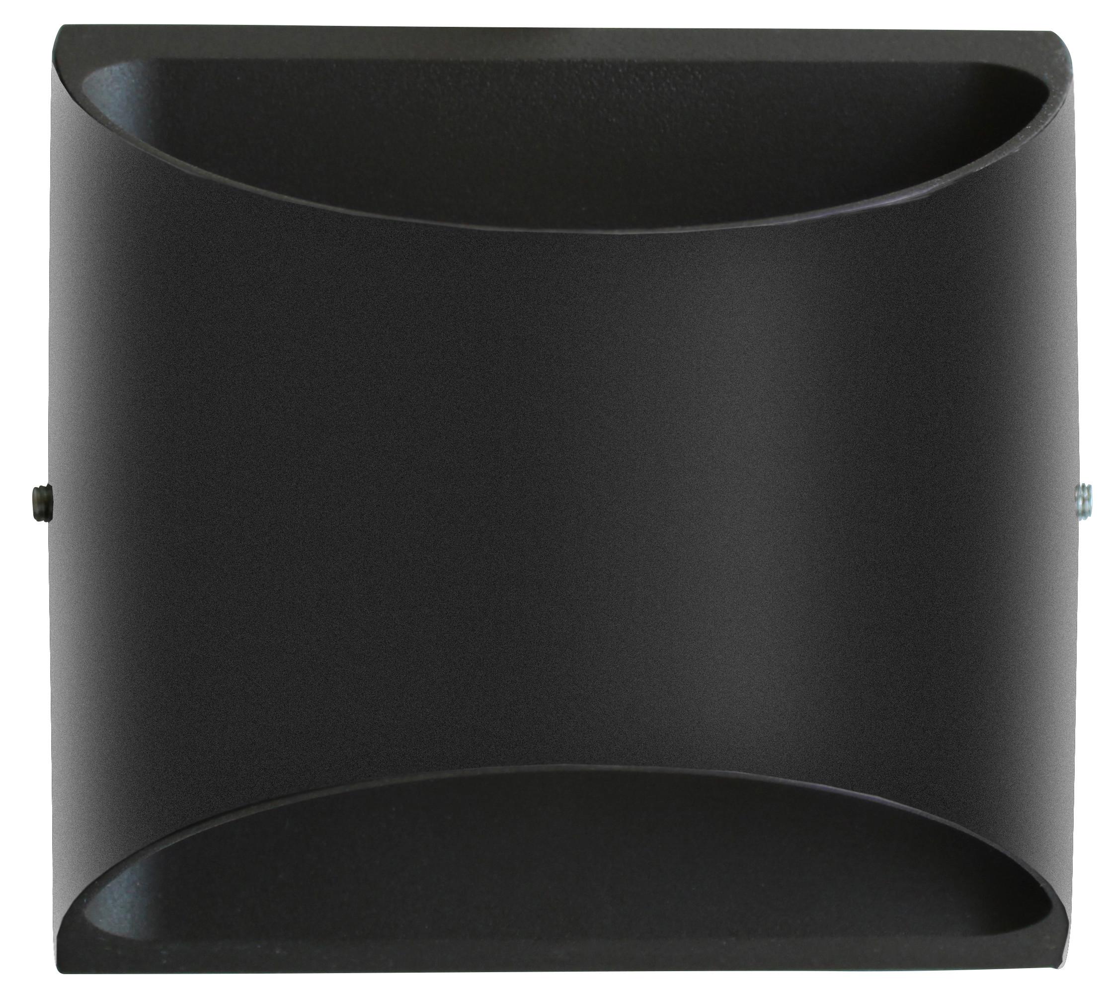 Außenleuchte 7,6 W Aluminium, Wandmontage - Anthrazit, Basics, Metall (13,1/12,3/7cm)