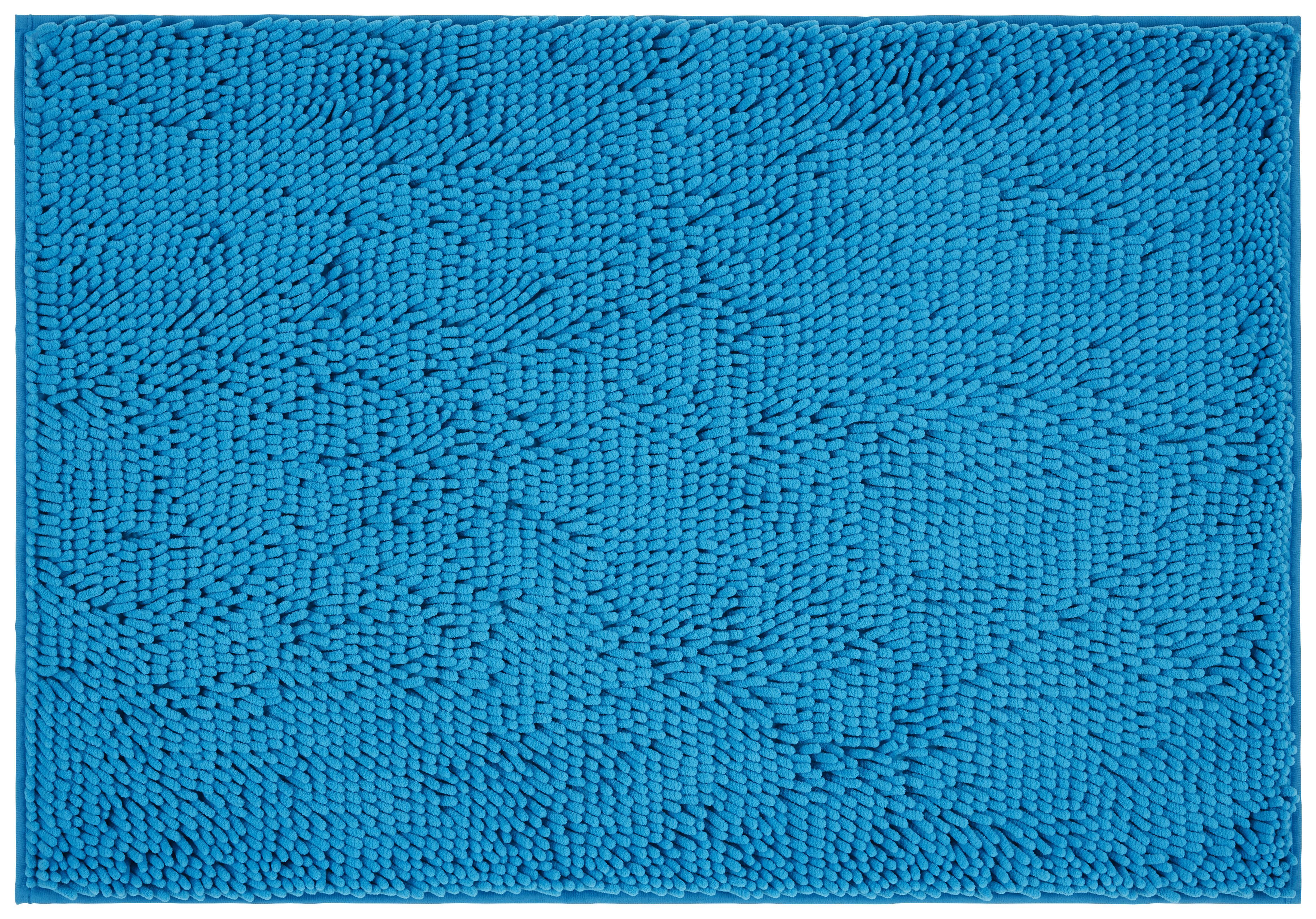 Fürdőszobaszőnyeg Liliane - Türkiz, konvencionális, Textil (60/90cm) - Ombra