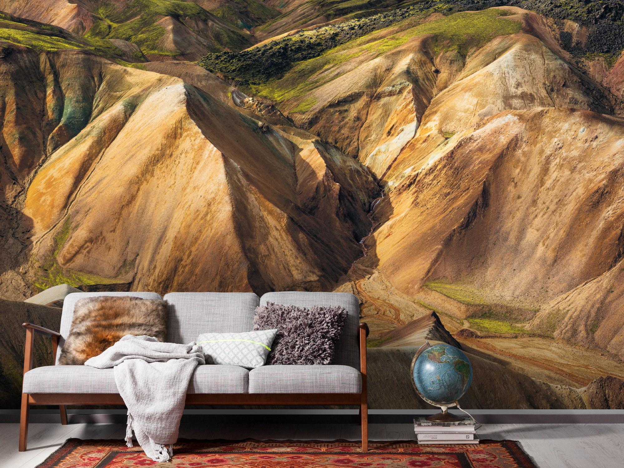 Vliestapete Sh062-Vd4 Shiny Mountains - Natur (400/250cm)