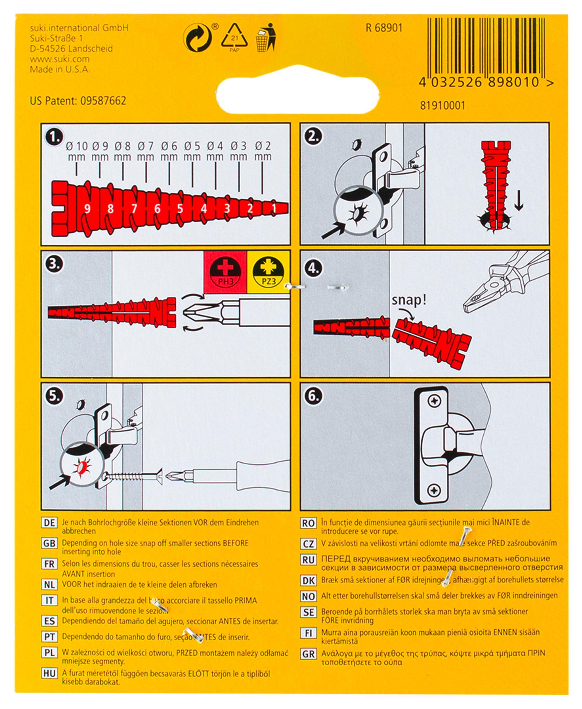 DÜBELSET SCREW IT AGAIN