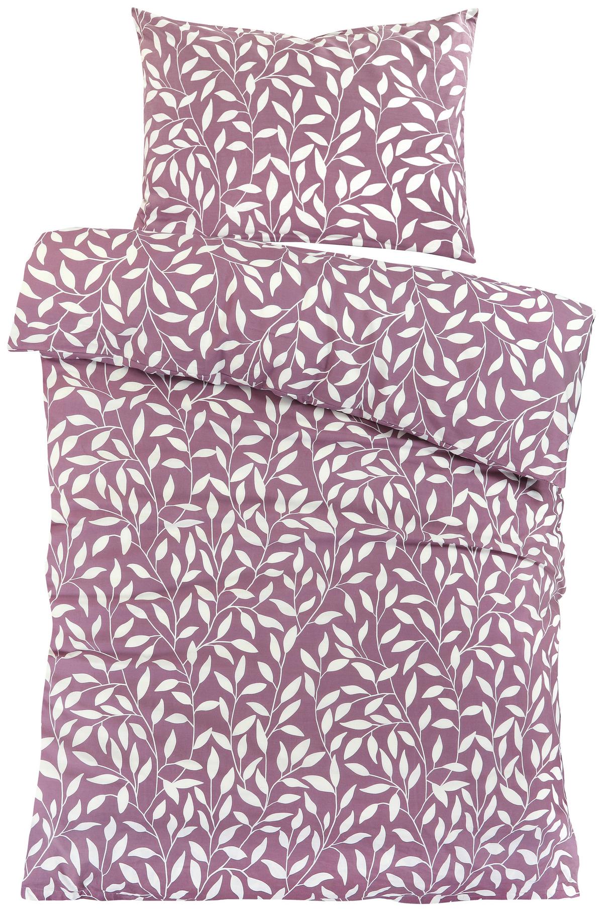 BETTWÄSCHE HANKA - Aubergine, MODERN, Textil - Luca Bessoni