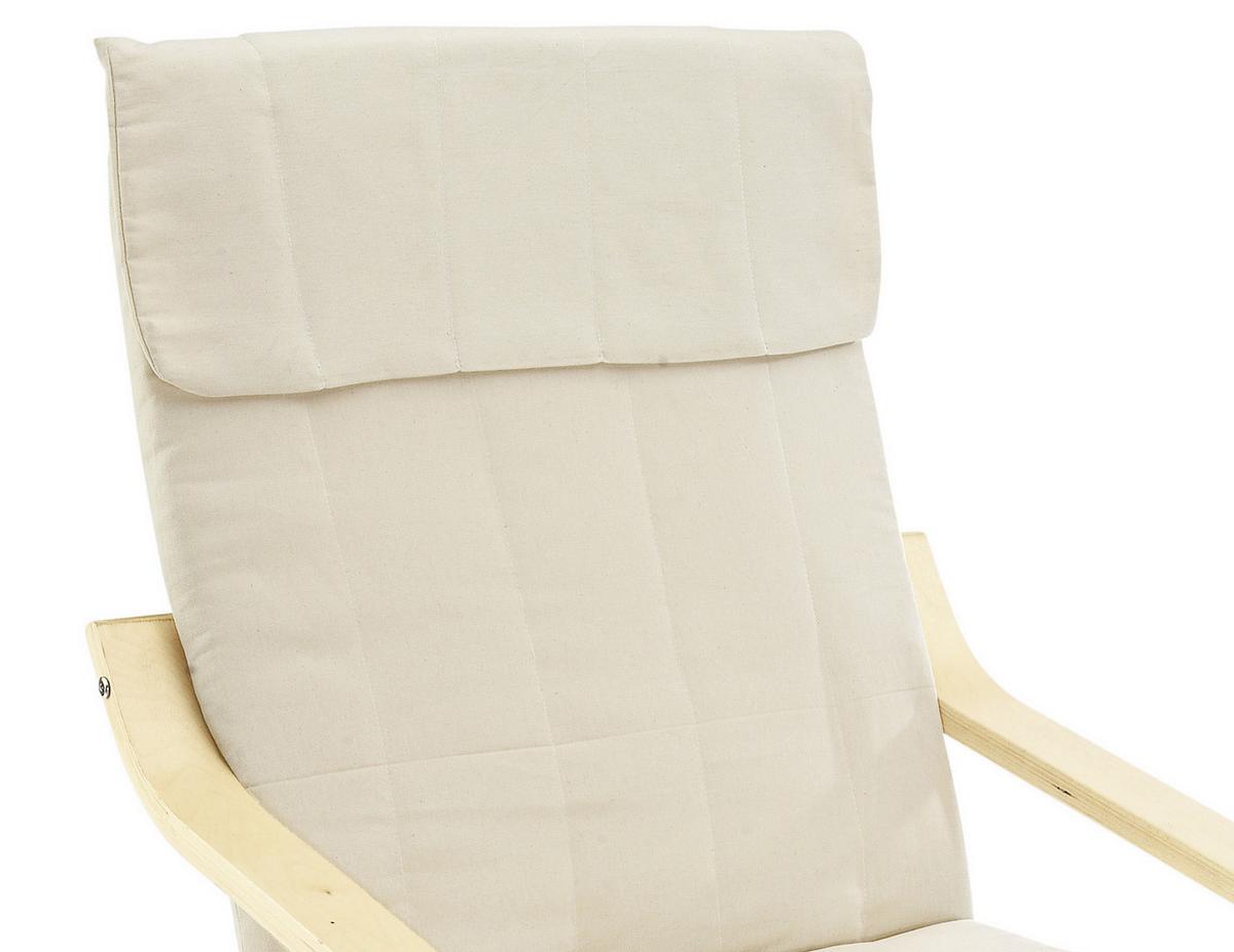 Fernsehsessel Naturfaser Sally Baumwolle Natur - Birkefarben/Naturfarben, Basics, Holz/Holzwerkstoff (68/98/78cm)