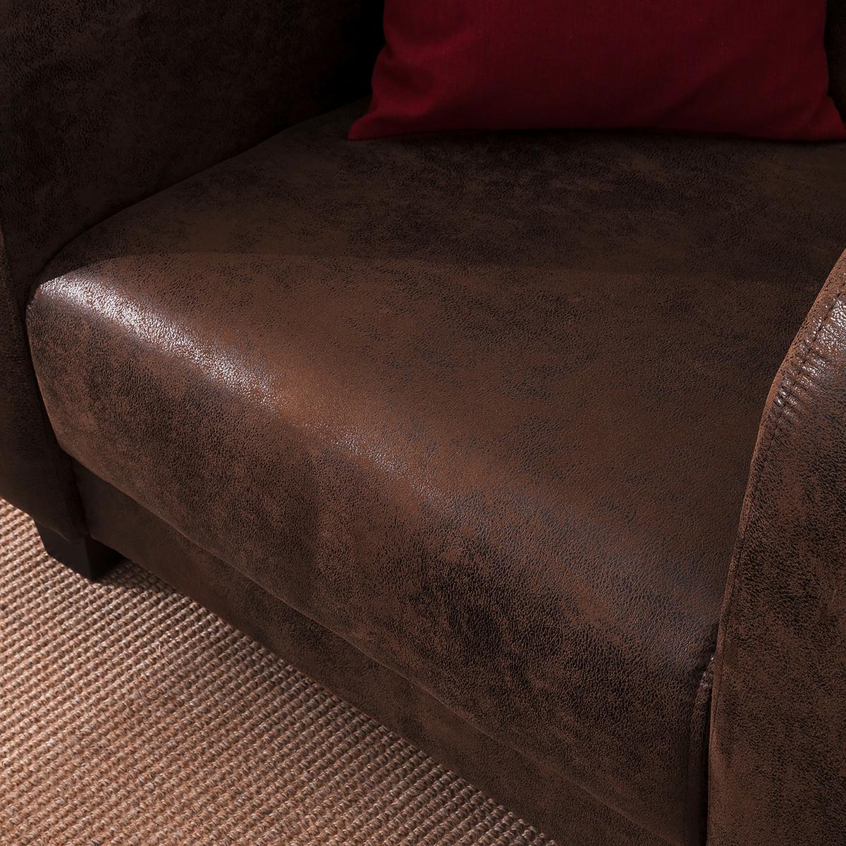 Sessel Antis Dunkelbraun B: 92 cm - Dunkelbraun, Design, Textil (92/80/89cm) - Livetastic