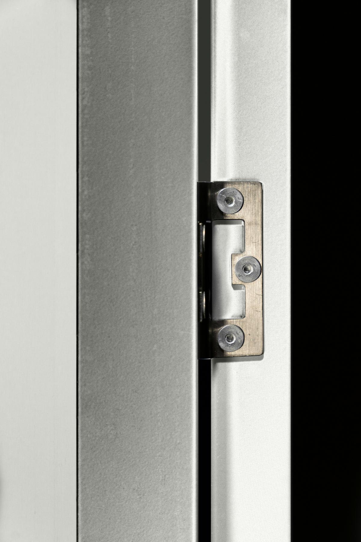 Gerätehaus Schwingtür Kit1 Schwingtür Kit 1 - Silberfarben, Basics, Metall (67/172cm)