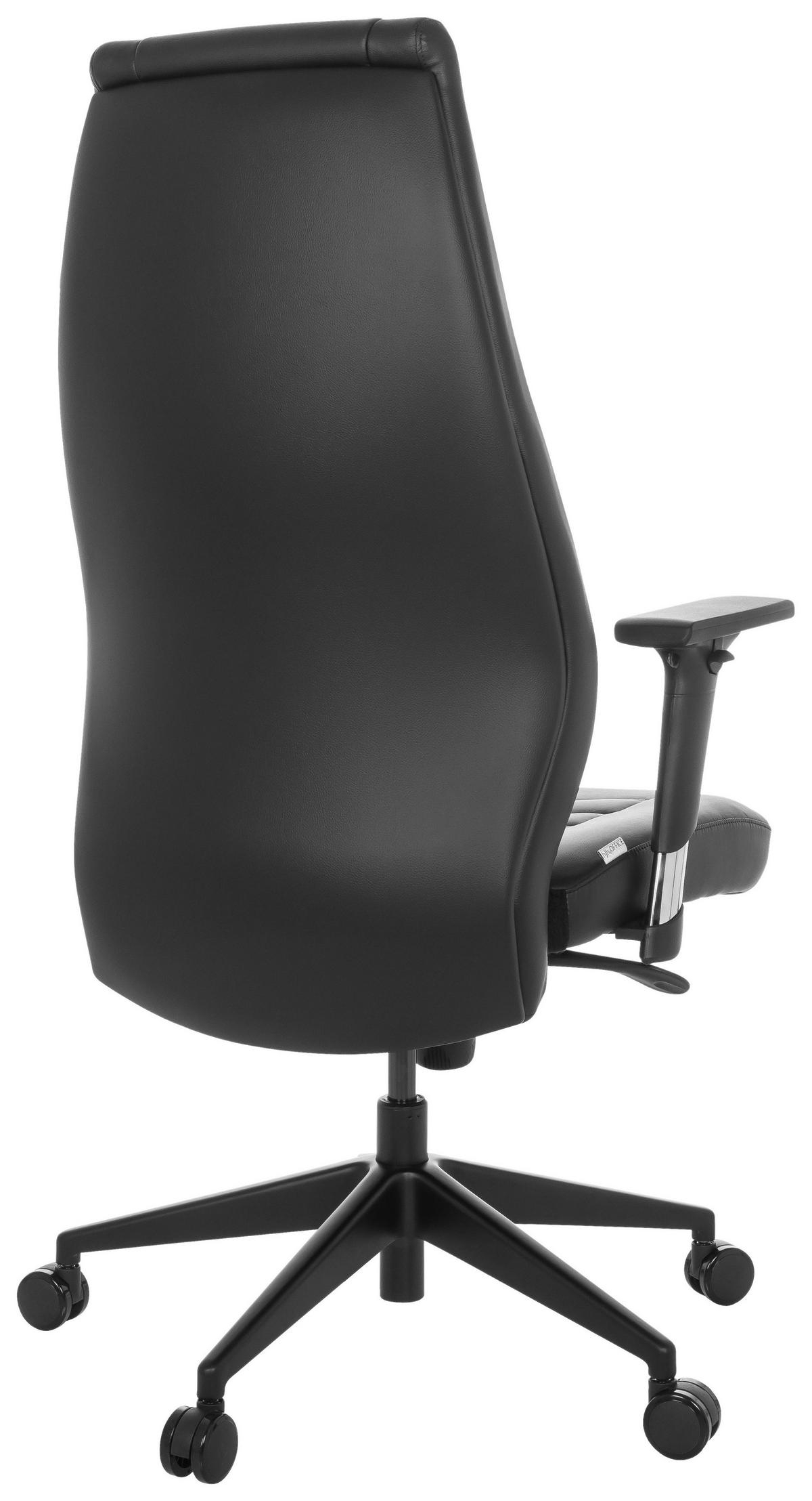 Drehstuhl Vitoro B - Schwarz, Basics, Kunststoff/Textil (67/119-129/76cm) - MID.YOU