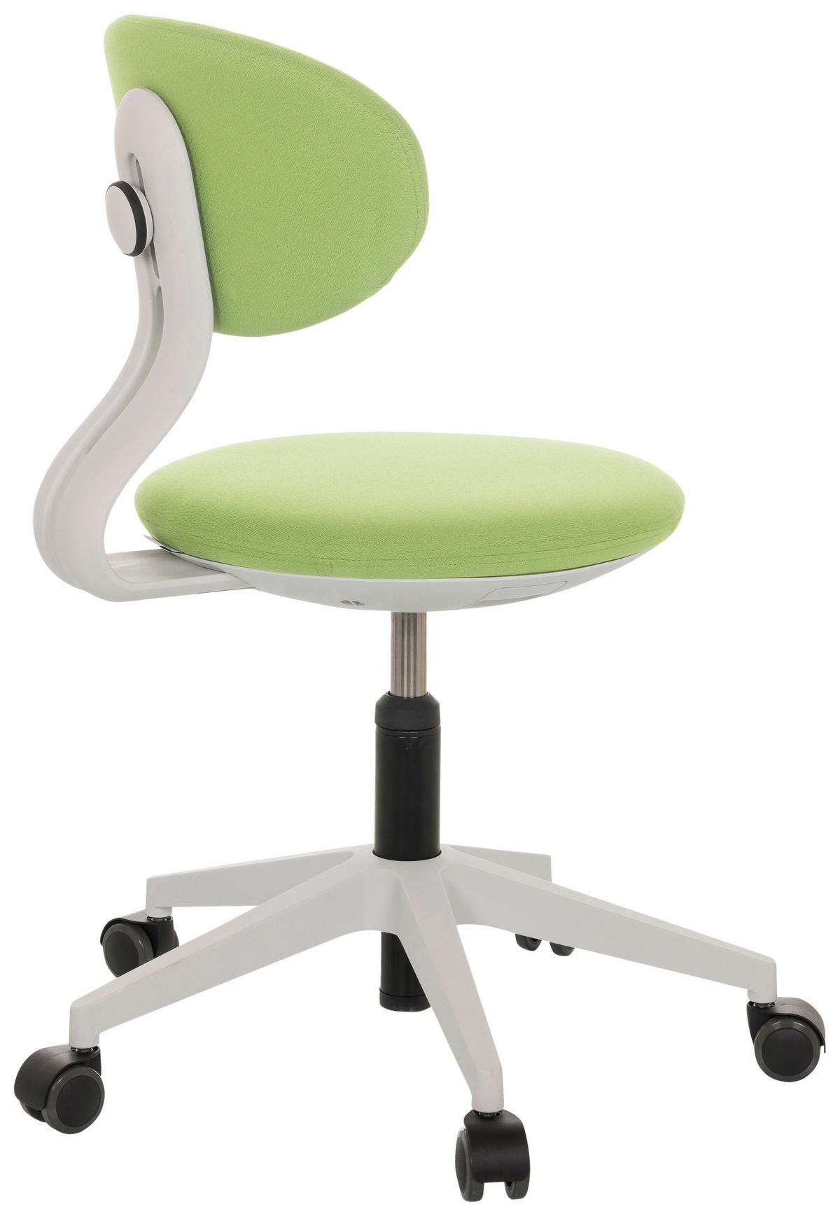 Jugenddrehstuhl Minimovo - Weiß/Grau, Basics, Kunststoff/Textil (42/66-87/52cm) - MID.YOU