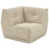 Modul Sofa Giselle Ecke B: 105 Cm Creme - Creme, Trend, Textil (105/80/105cm) - Livetastic