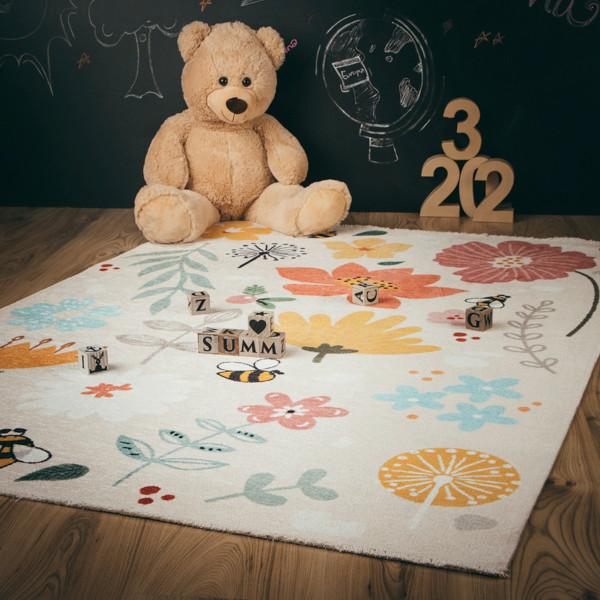 Kinderteppich Gre623flow155230 - Multicolor, Design, Textil (155/230cm) - Obsession