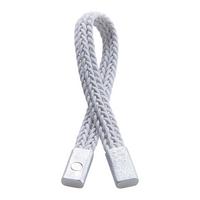 Spona na záves Braid, 38cm, biela - biela, textil (38cm) - Modern Living