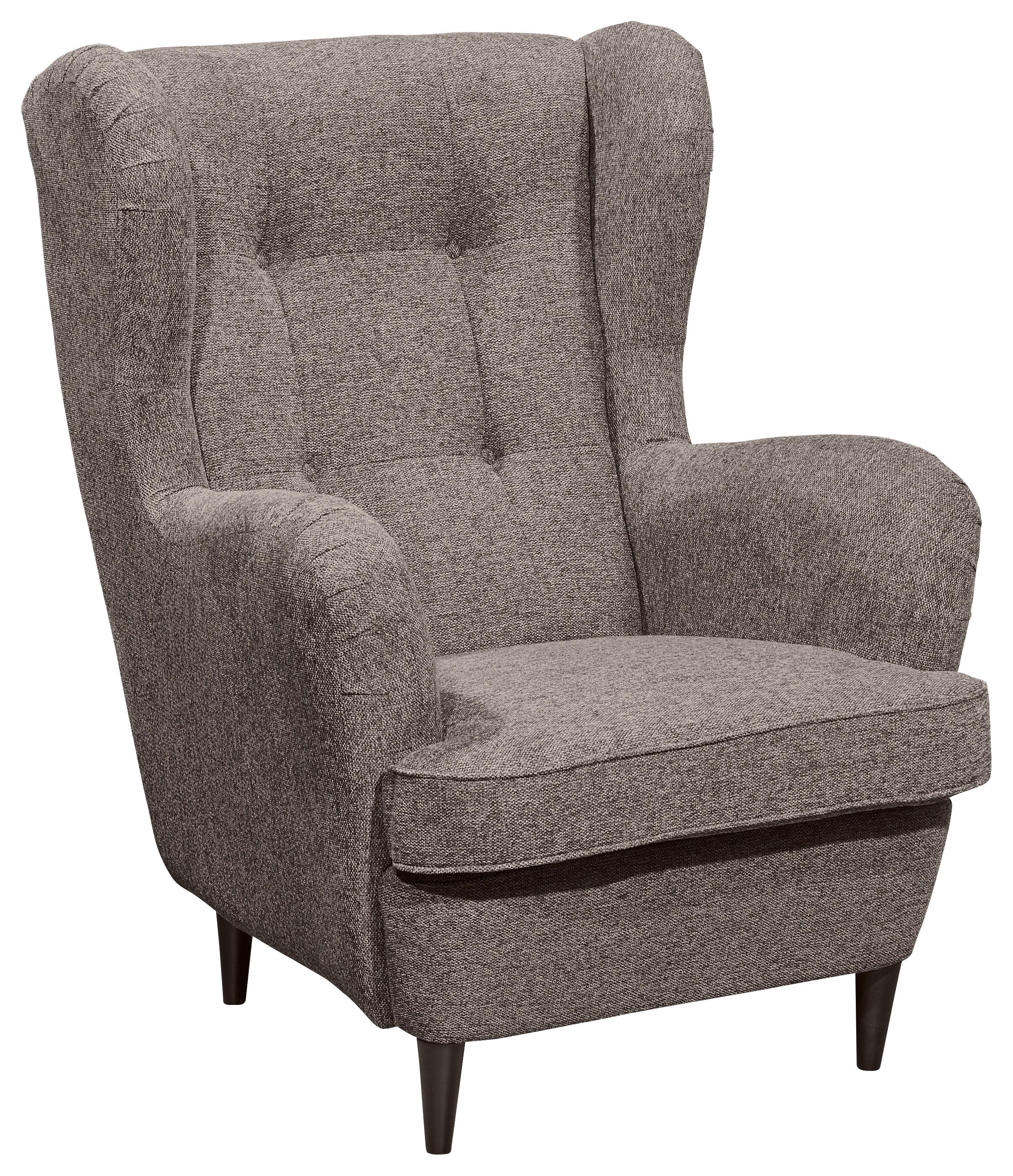 Ohrensessel Oskar Webstoff Espresso