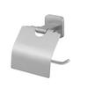 Toilettenpapierhalter Porto Matt Edelstahlfarben B: 14,5cm - Edelstahlfarben, MODERN, Metall (14,5/13/6,5cm) - Wenko