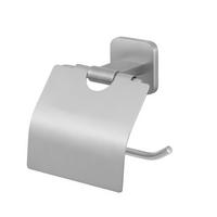 Toilettenpapierhalter Porto Matt Edelstahlfarben B: 14,5cm - Edelstahlfarben, MODERN, Metall (14,5/13/6,5cm) - Wenko
