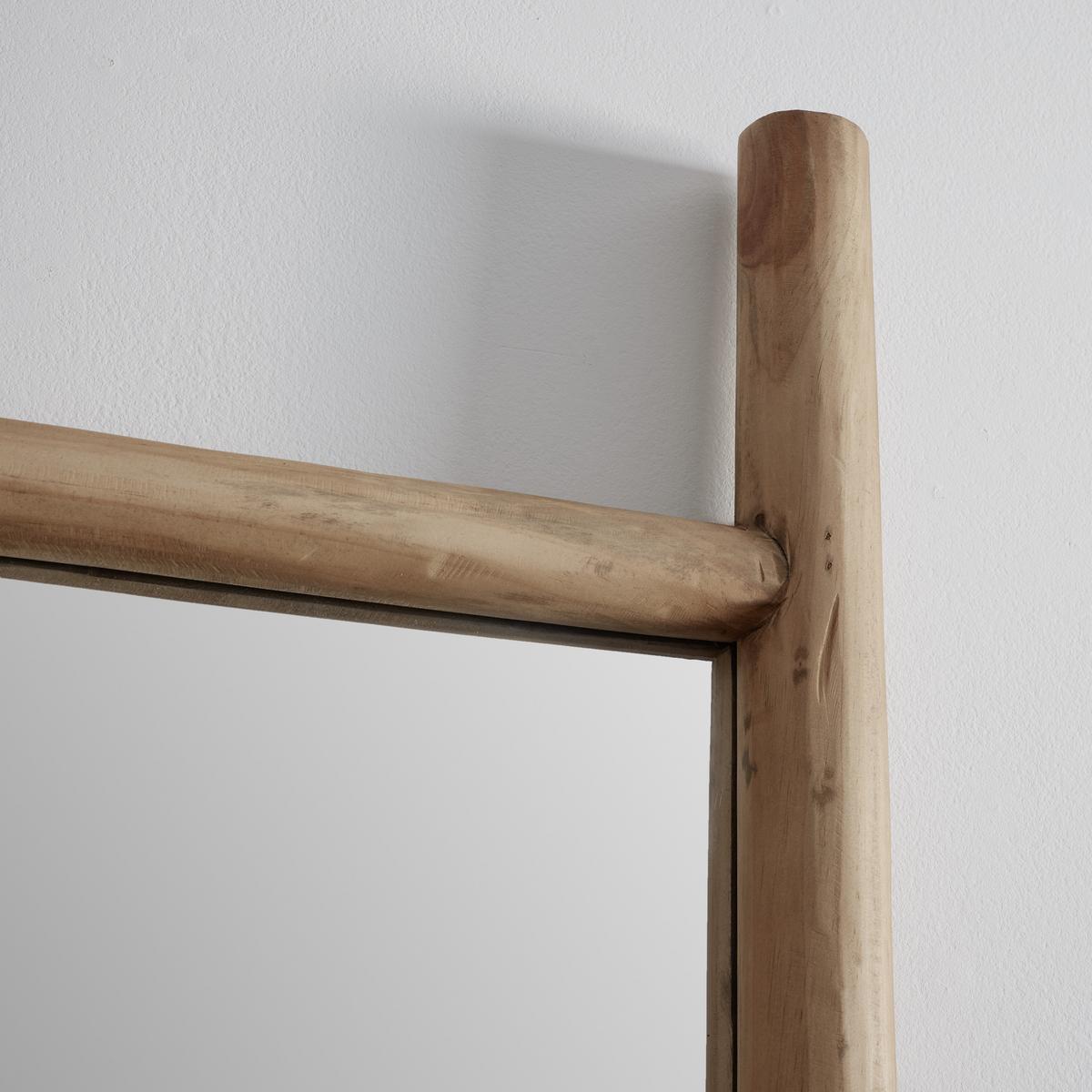 Zrcadlo masiv JASMIN - přírodní barvy, Moderní, dřevo/sklo (57/170/5cm) - Livetastic