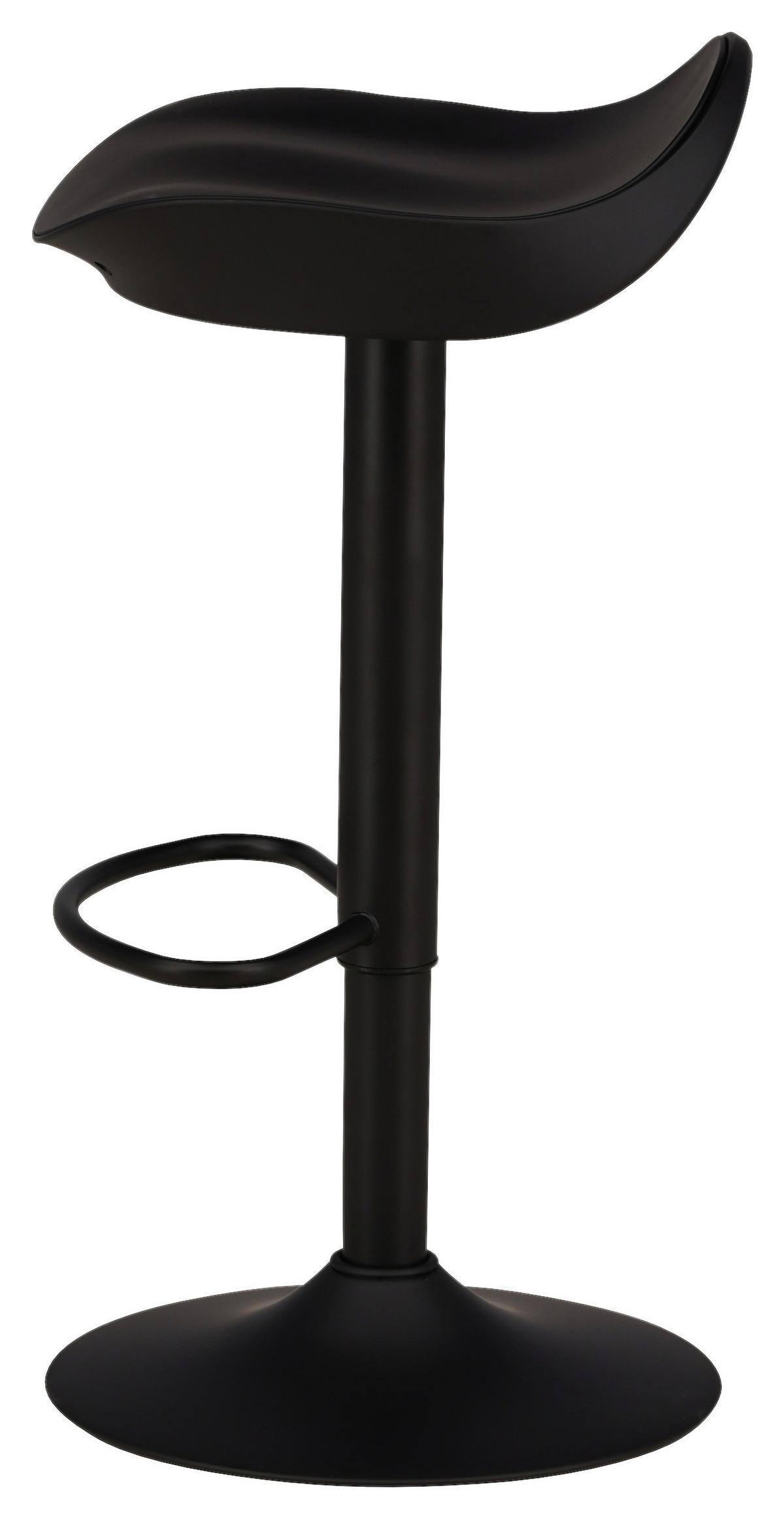 Barhocker-Set Adesto - Schwarz, Design, Kunststoff/Metall (40/69/38cm) - Livetastic