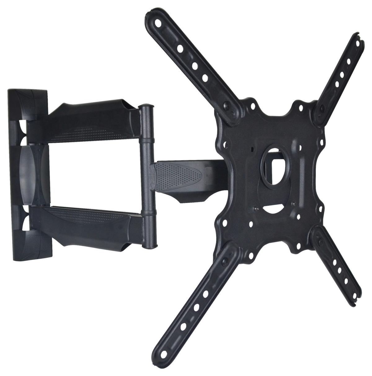 Tv-halterung Neapel 2 - Schwarz, MODERN, Metall (40/50/40cm)