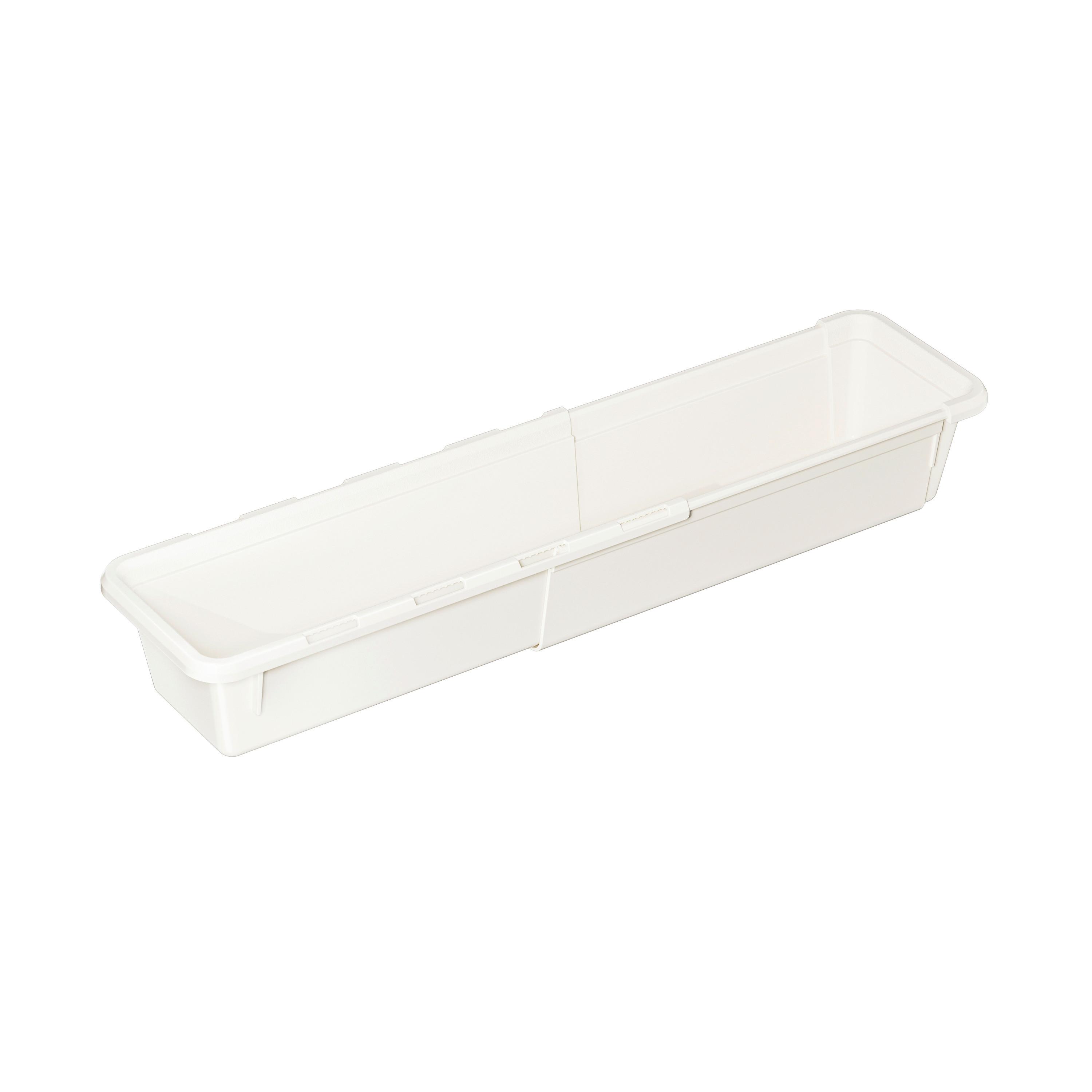 Rozdělovač do zásuvky VARIO - L - bílá, Konvenční, plast (25-38/9,5/6cm) - Mömax