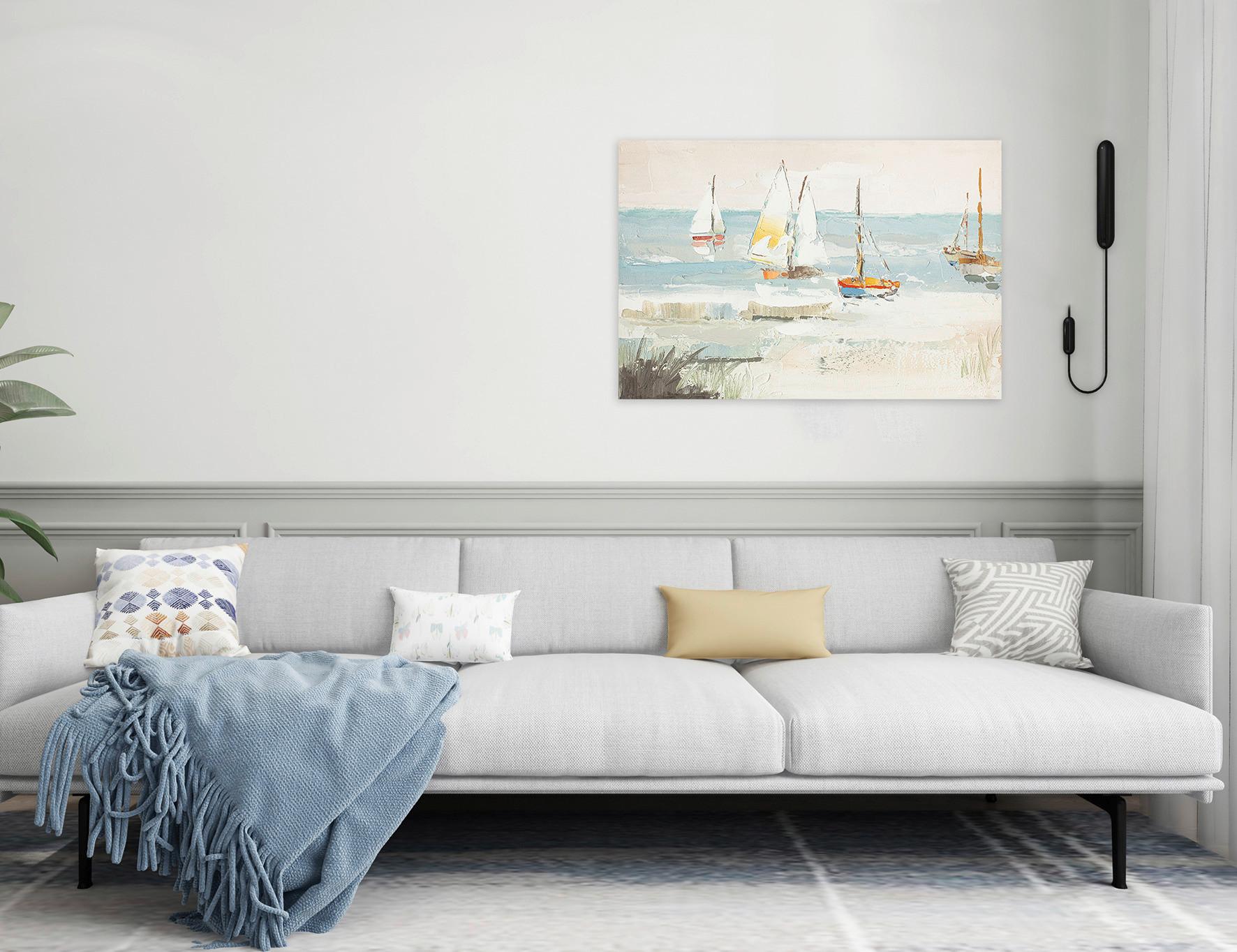 Obraz na plátne SUMMER SAIL - viacfarebná, Modern, kompozitné drevo/textil (120/80/3,8cm) - Mömax