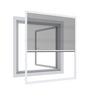 Fliegengitter Fenster 100x120 Cm Weiß Wetterfest - Weiß, Basics, Textil/Metall (100/120cm)