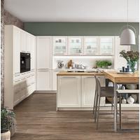 Einbauküche Columbia Frei Planbar Landhausstil - Eichefarben/Weiß, MODERN, Holzwerkstoff - Vertico