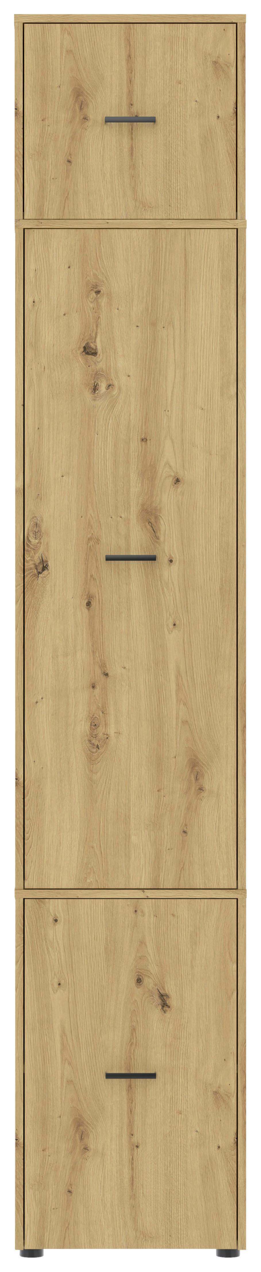 Kleiderschrank Kivo Eiche Artisan Dekor, B: 45 Cm