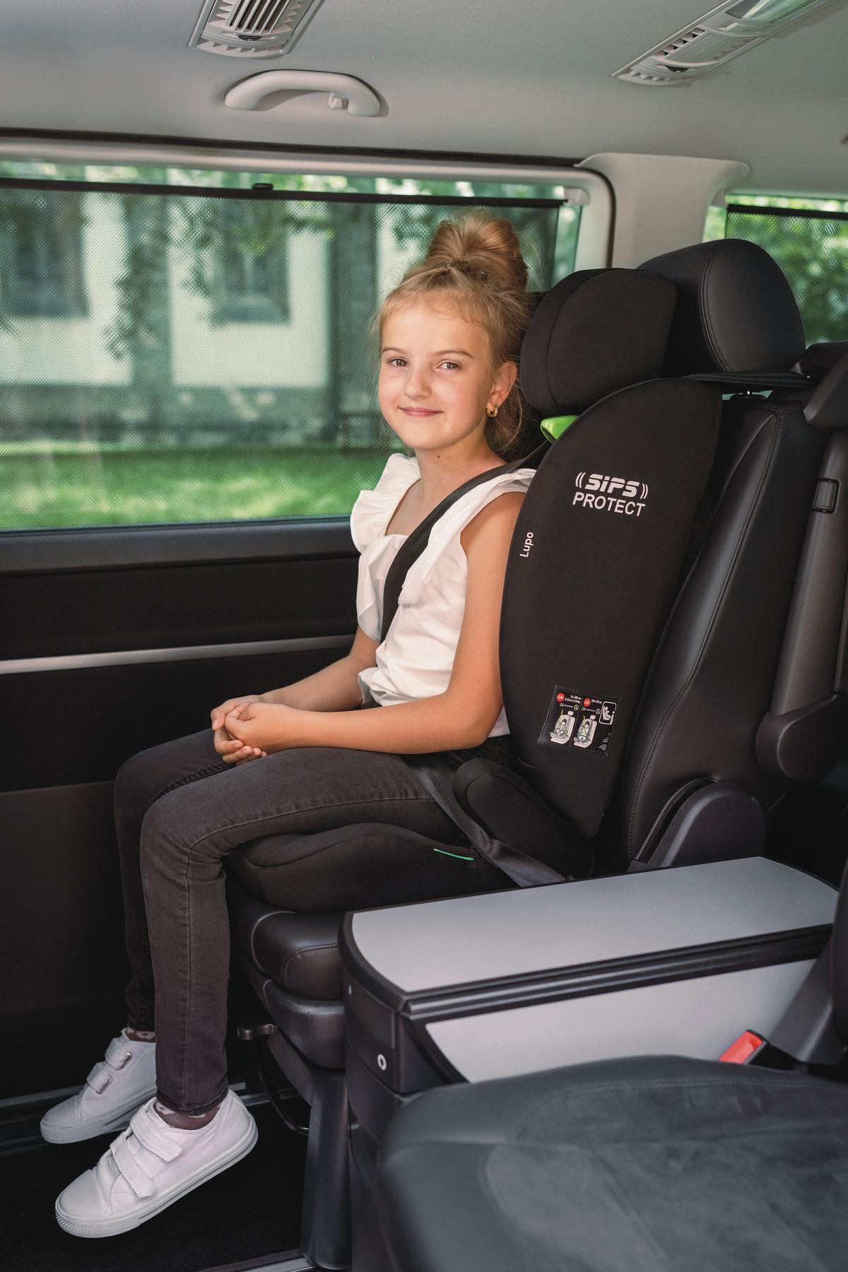 Kinderautositz Lupo I-Size - Schwarz, Basics, Kunststoff/Textil (44/62/48cm) - Osann