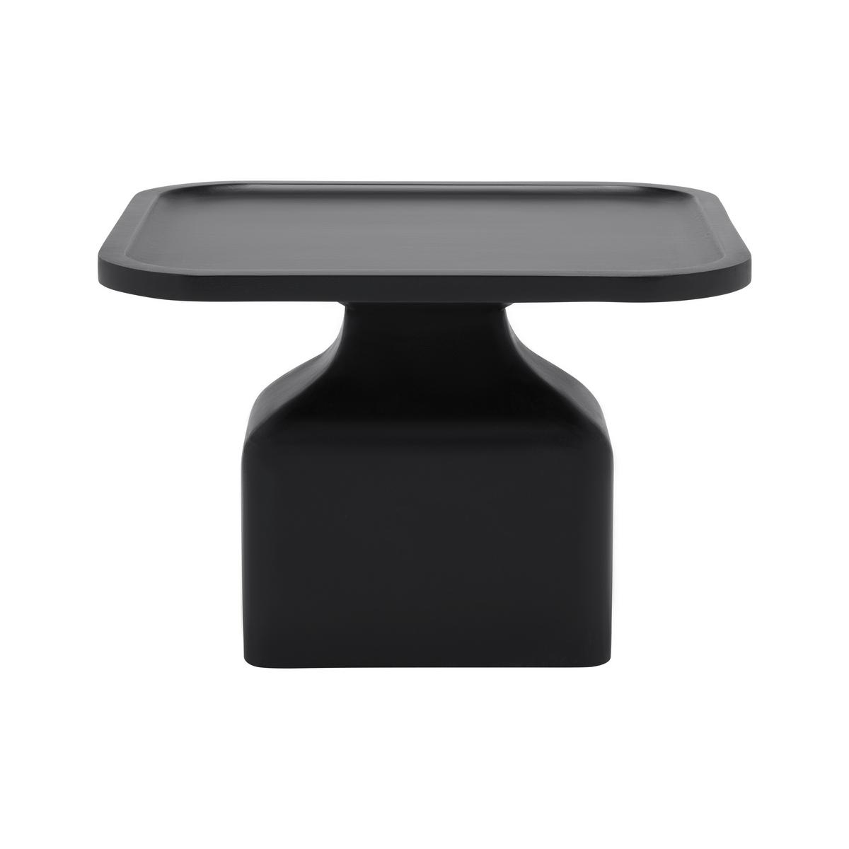Odkládací stolek Noir, š: 50cm - černá, Moderní, dřevo (50/35/45cm) - Premium Living