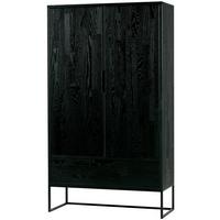 Mehrzweckschrank Silas Schwarz B: 85 Cm - Schwarz, Design, Holz (85/149/35,5cm) - Livetastic