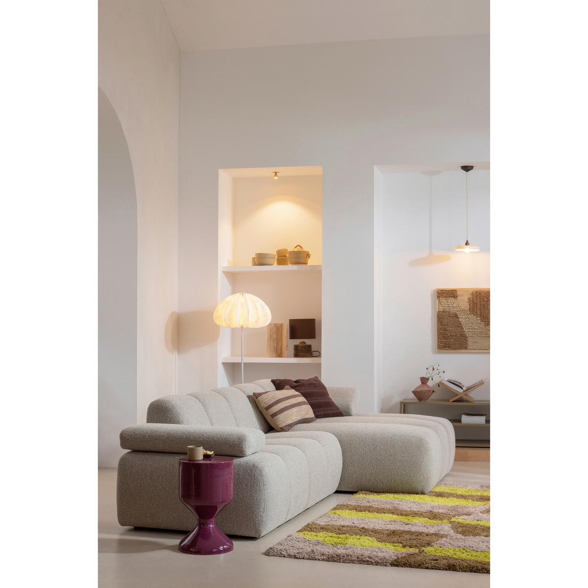 Sofaelement Mojo Sandfarben, Armteilverstellung - Beige, MODERN, Textil (164/74/97cm) - Livetastic