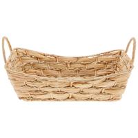 Korb Jonathan - Naturfarben, KONVENTIONELL, Naturmaterialien/Metall (36/24/16cm) - Luca Bessoni