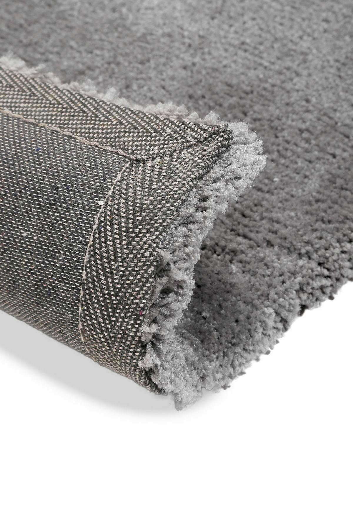 Hochflorteppich Emilia - Grau, Design, Textil (130/190cm) - WECON HOME BASIC