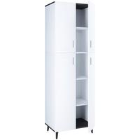 Mehrzweckschrank Landos Anthrazit Weiß B: 60 cm - Anthrazit/Weiß, Design, Holzwerkstoff (60/184/39cm) - MID.YOU