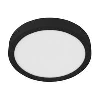Bad-Deckenleuchte Fueva Ip44 Schwarz/Weiß Ø 28,5 cm - Schwarz/Weiß, KONVENTIONELL, Kunststoff/Metall (28,5/2,8cm) - Eglo