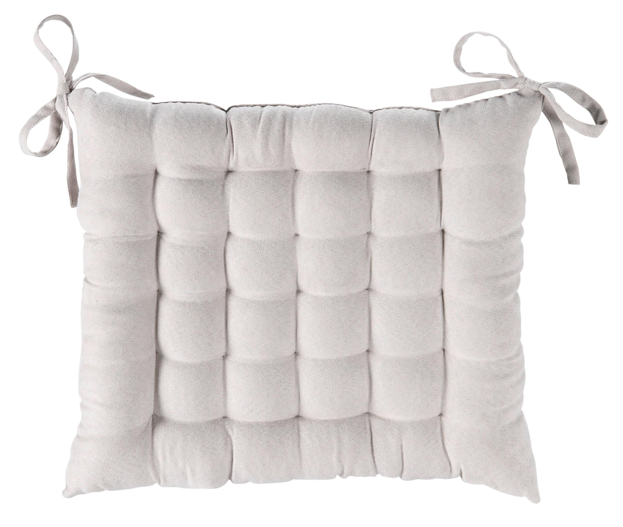 Poduška Na Sedenie Anke, 40x40cm - biela, textil (40/40cm) - Modern Living
