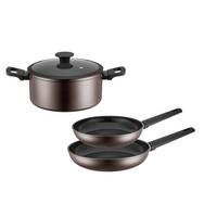 Pfannenset Stellara 4-Teilig Aluminium, Bronzefarben - Bronzefarben, Basics, Metall - Mäser