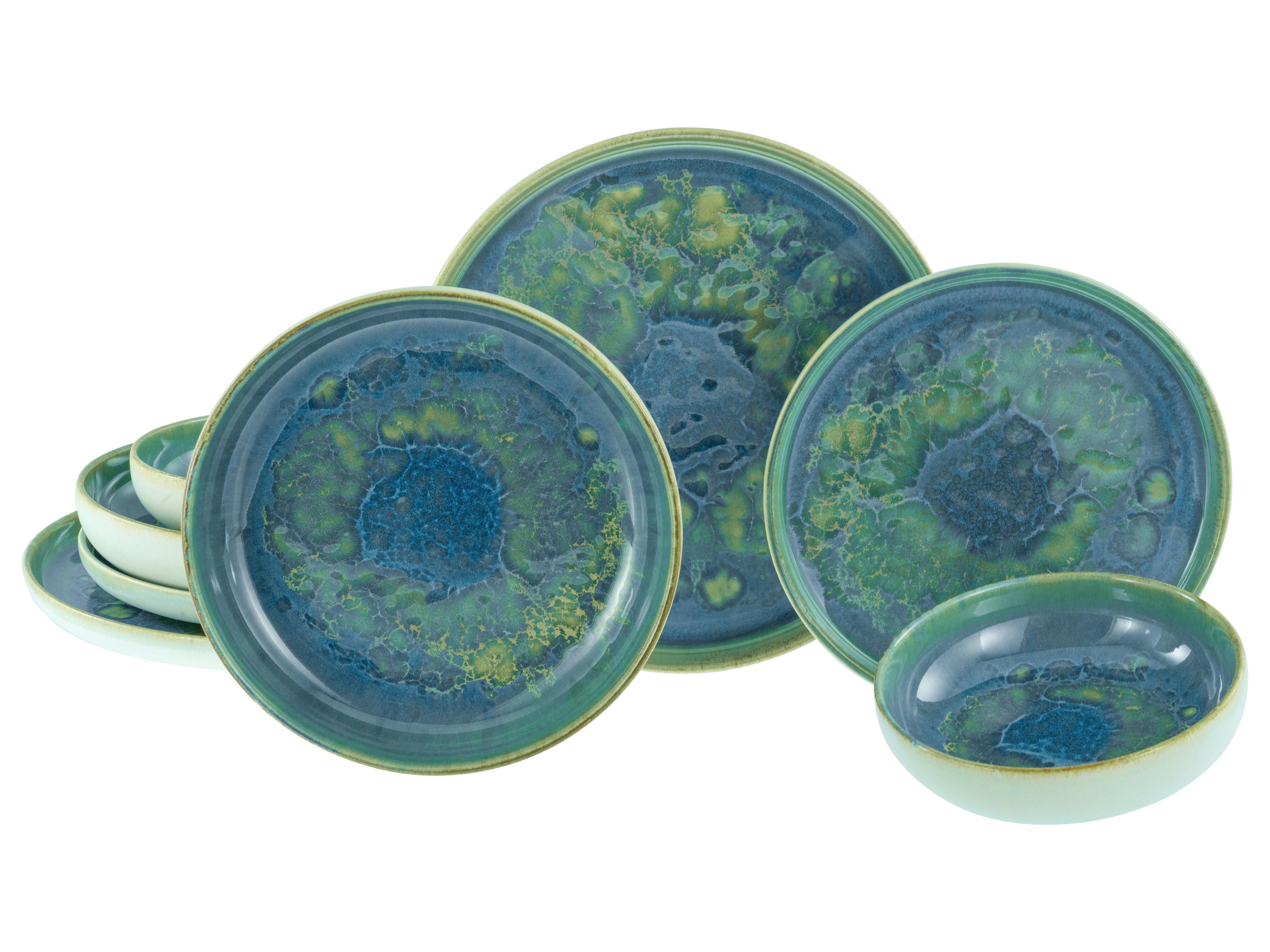Tafelservice Yuki Uno Multicolor 8--Teilig - Multicolor, Basics, Keramik - Creatable
